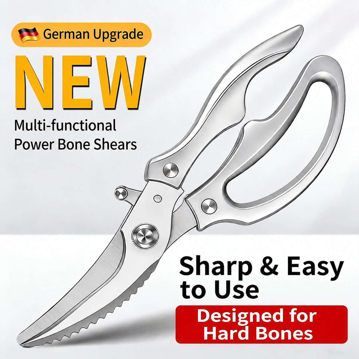 Commercial Kitchen Use - German Style Powerful Chicken Bone Scissors