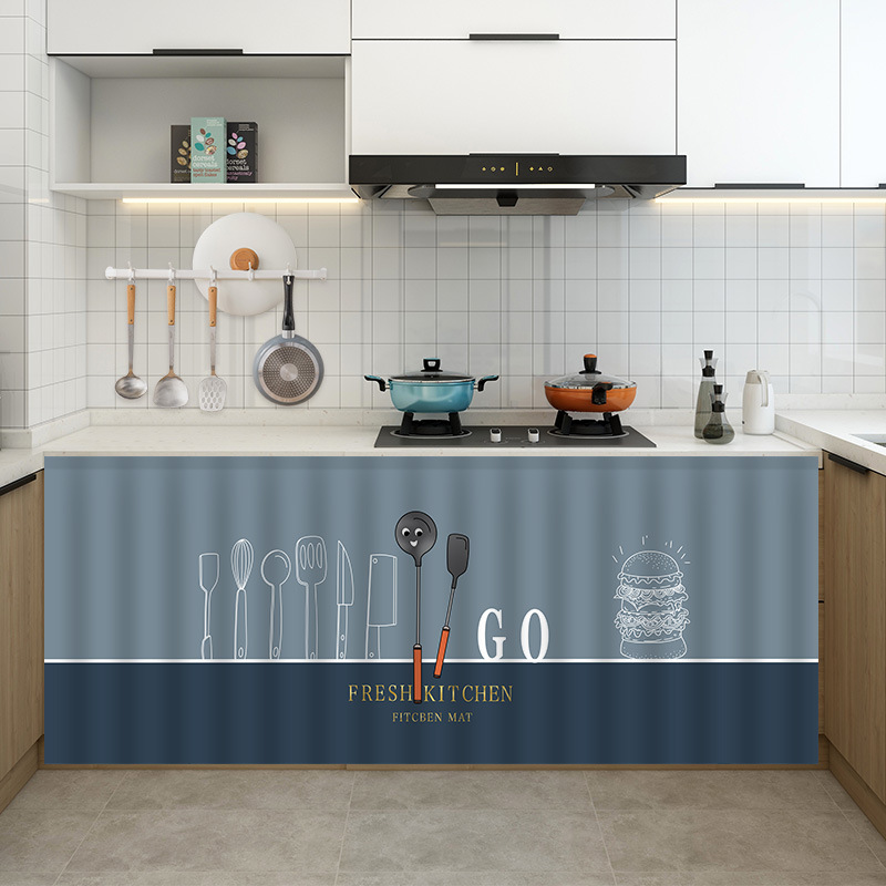 Commercial Kitchen Canopy - VIKAMA Fresh Kitchen Chef Print Velcro