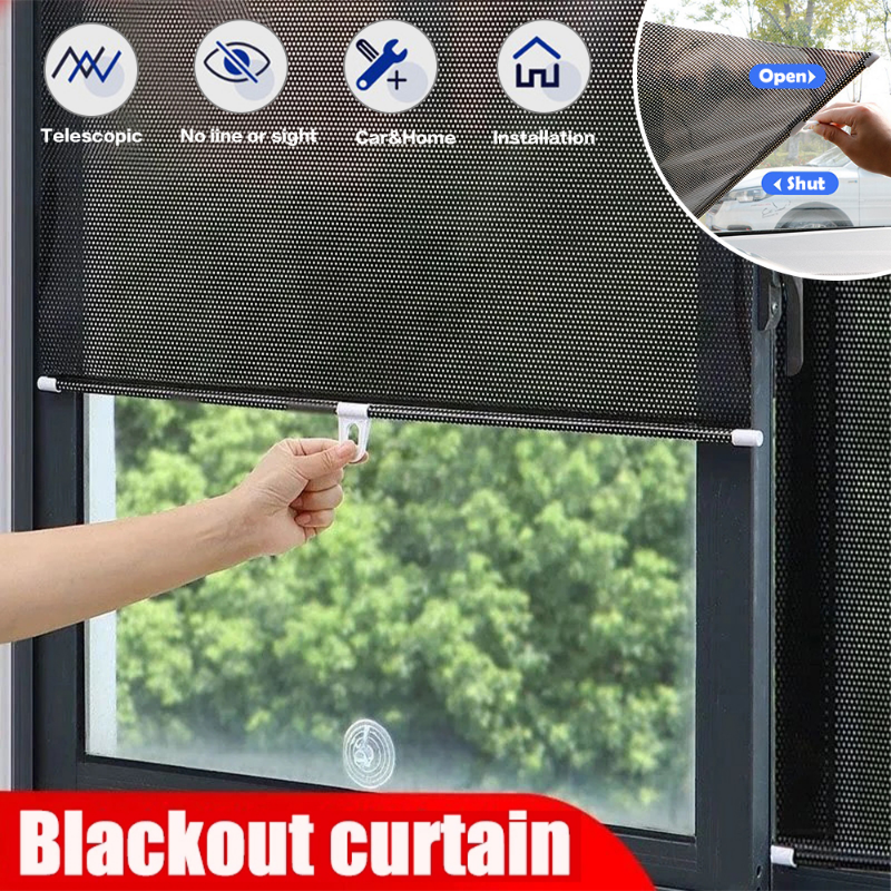 Commercial Kitchen Canopy - Universal Roller Blinds Suction Cup Sunshade