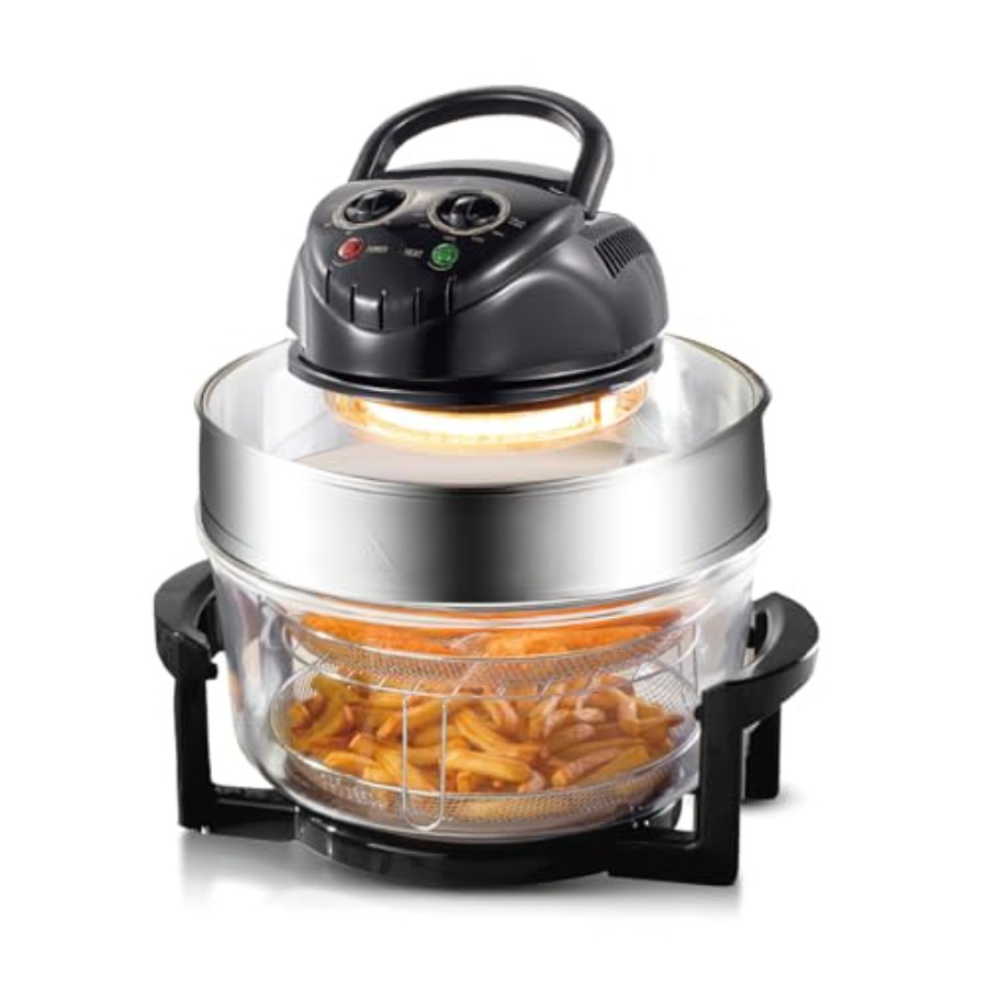 Commercial Kitchen Pans - 20L 8-in-1 Glass Air Fryer with