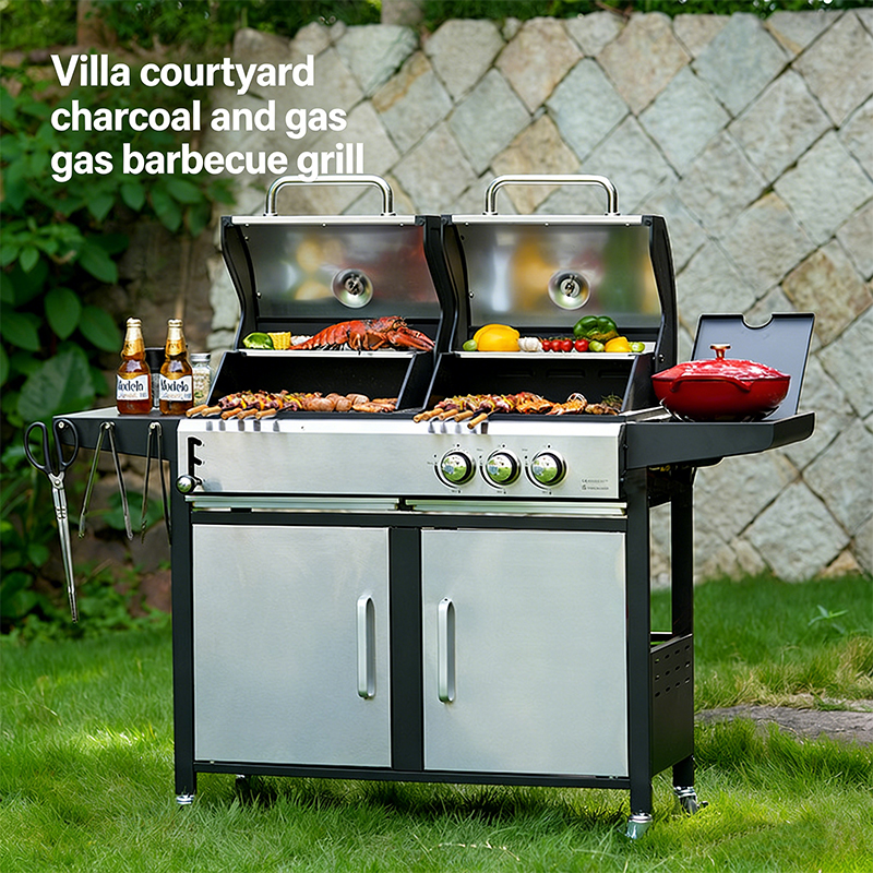 2-Zone Charcoal & Gas Grill St – обзор и цена Commercial Kitchen Zones
