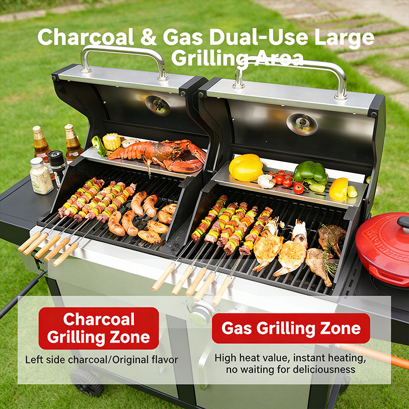 2-Zone Charcoal & Gas Grill St – обзор и цена Commercial Kitchen Zones