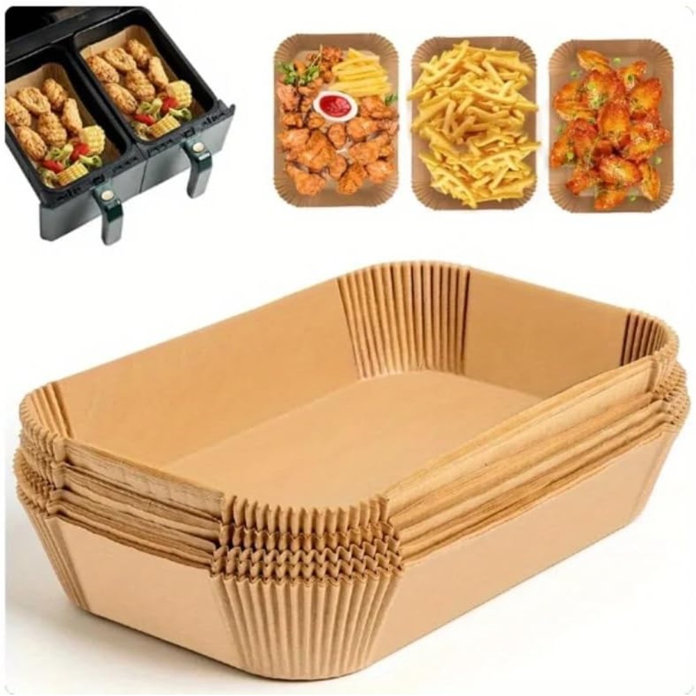 50/100pcs Disposable Air Fryer – обзор и цена Commercial Kitchen Pans
