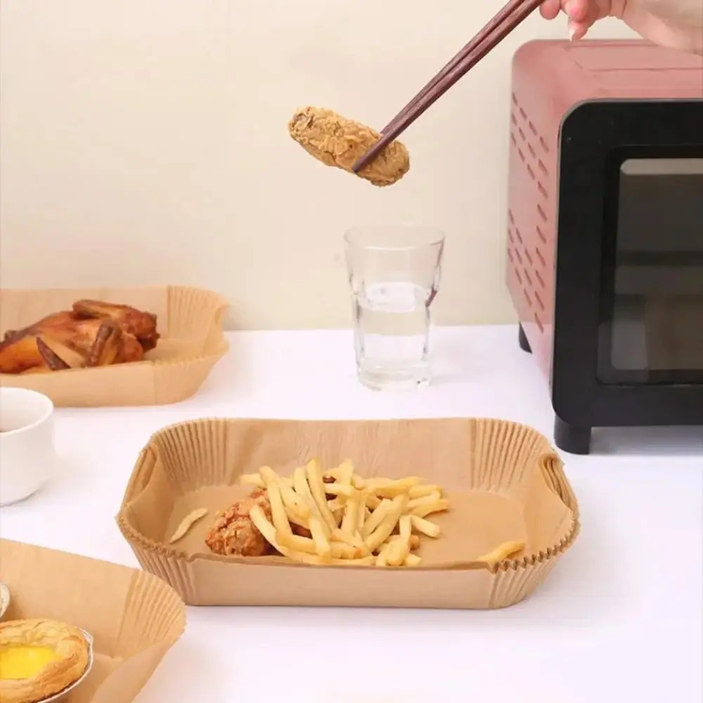50/100pcs Disposable Air Fryer – обзор и цена Commercial Kitchen Pans