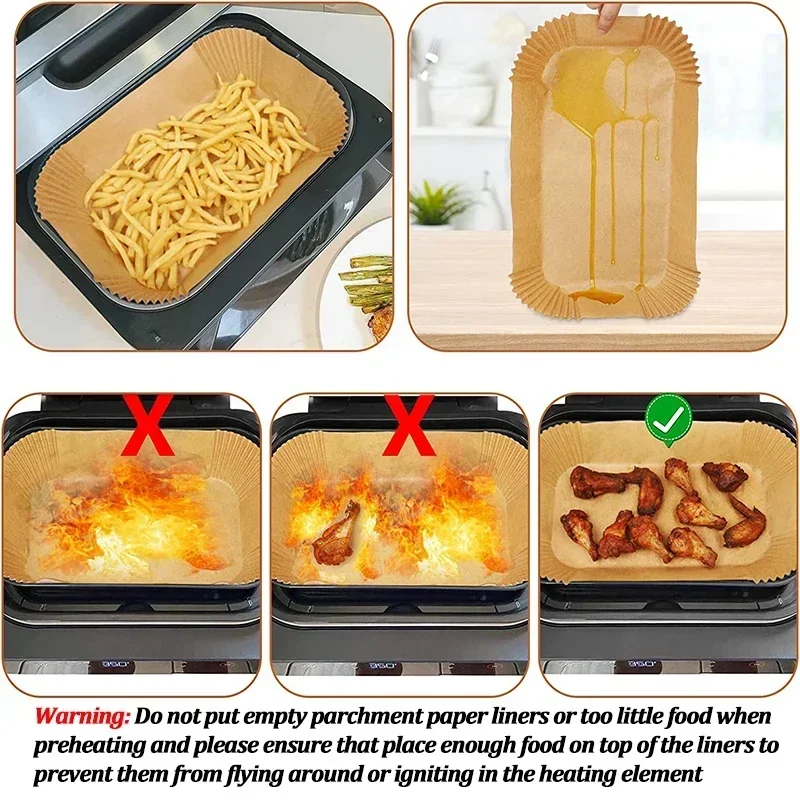 Disposable Air Fryer Paper Non – обзор и цена Commercial Kitchen Pans