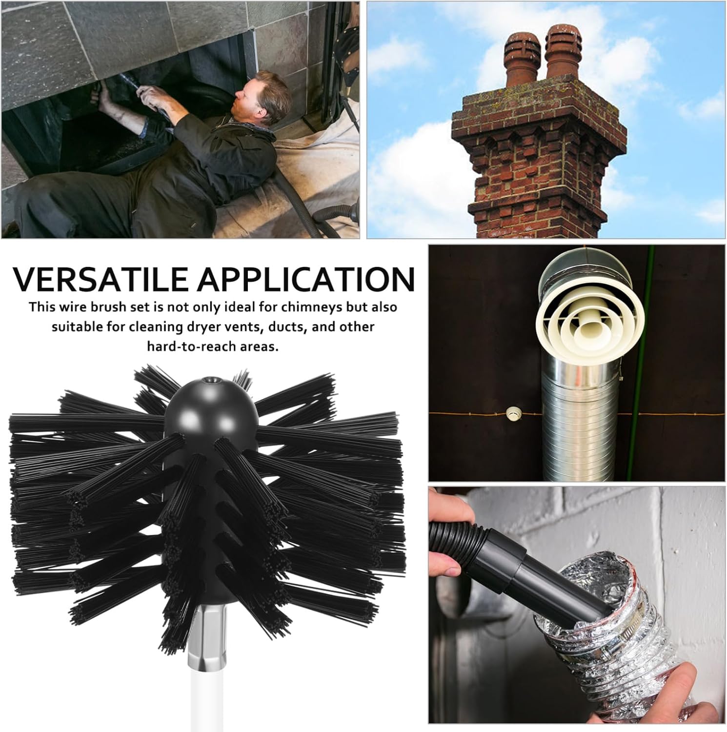 Flexible Chimney Brush Kit wit – обзор и цена Commercial Kitchen Ventilation