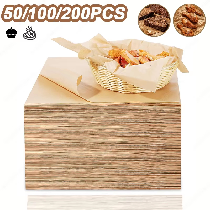 50/100/200PCS Baking Paper Par – обзор и цена Commercial Kitchen Pans