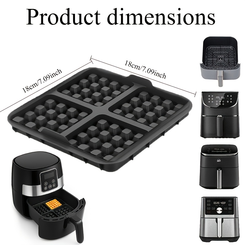 Square Waffle Mold, Non-Stick  – обзор и цена Commercial Kitchen Pans