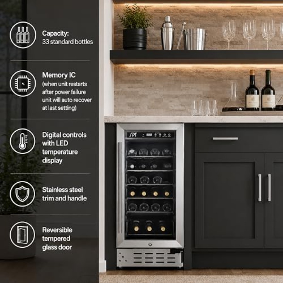 33-Bottle Under-Counter Wine C – обзор и цена Commercial Kitchen Zones