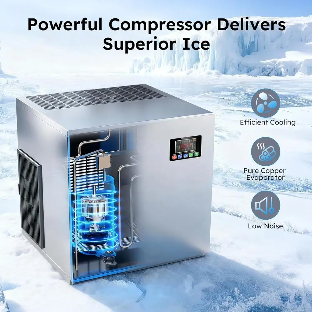 Commercial Ice Maker Machine,  – обзор и цена Commercial Ice Maker