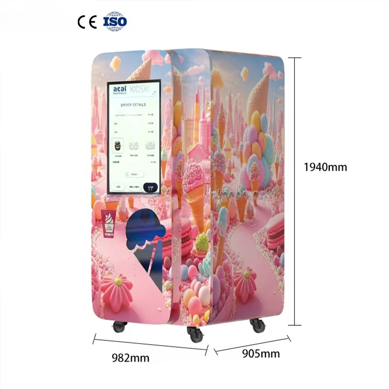 Soft Ice Cream Vending Machine – обзор и цена Commercial Ice Maker
