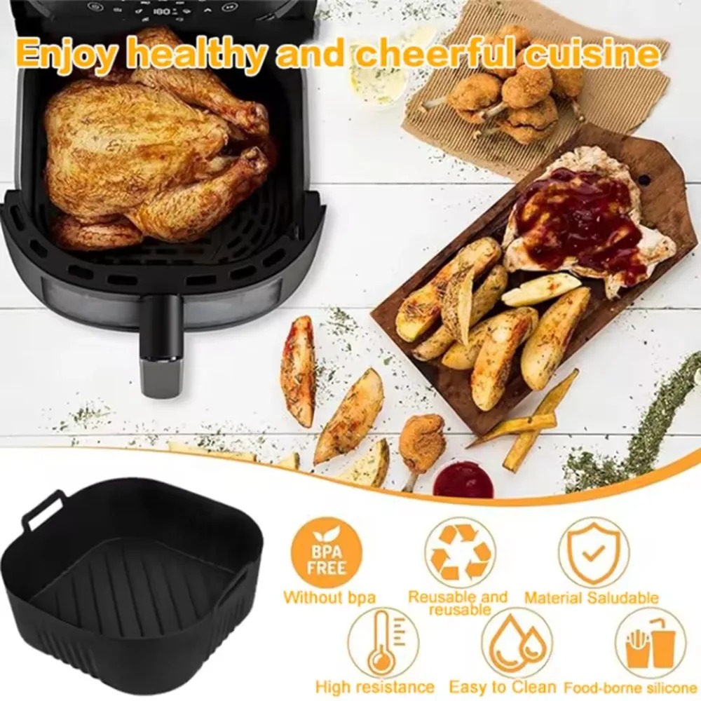 Silicone Air Fryer Mold Oil Fi – обзор и цена Commercial Kitchen Pans
