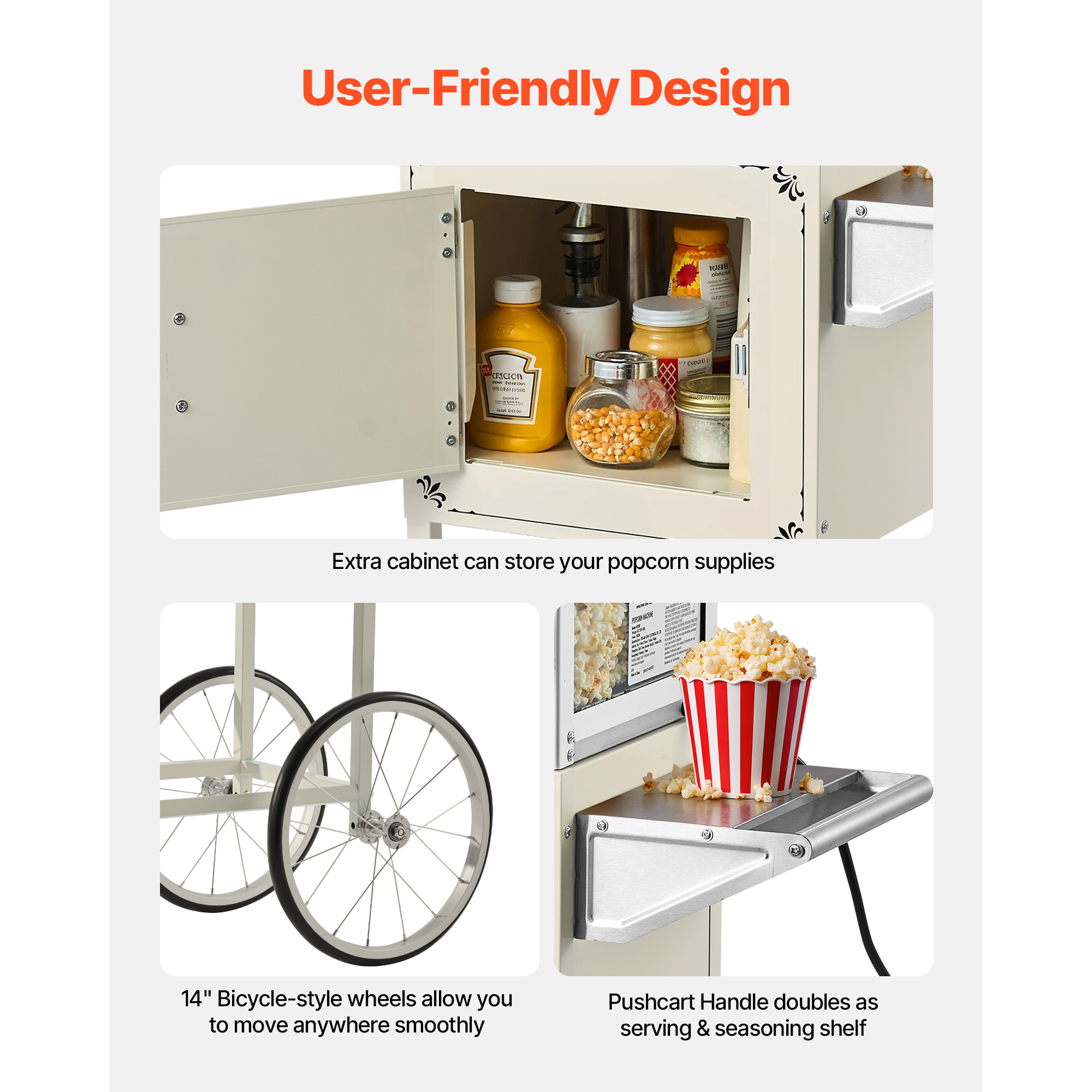 Commercial Popcorn Machine wit – обзор и цена Commercial Popcorn Machine