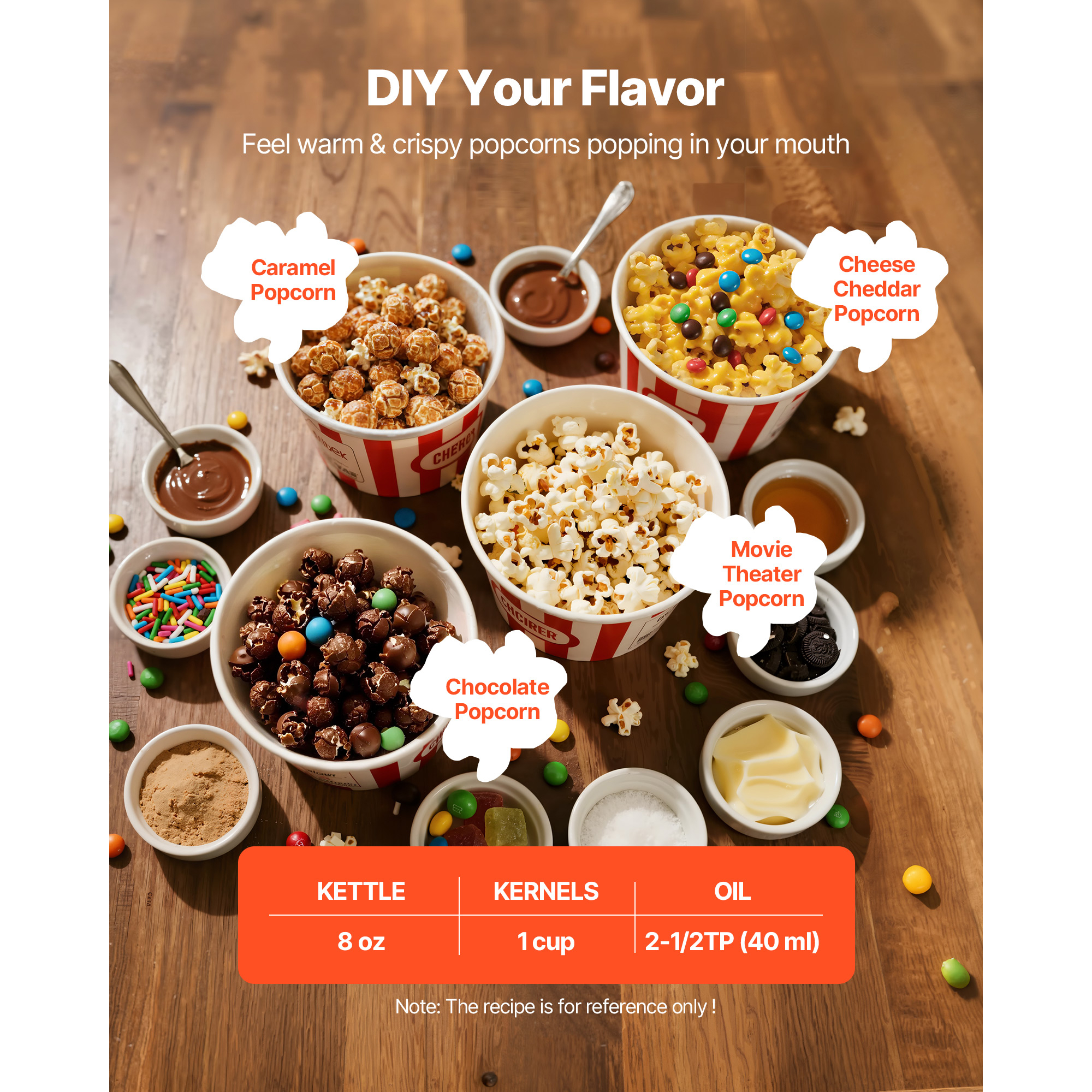 Commercial Popcorn Machine wit – обзор и цена Commercial Popcorn Machine