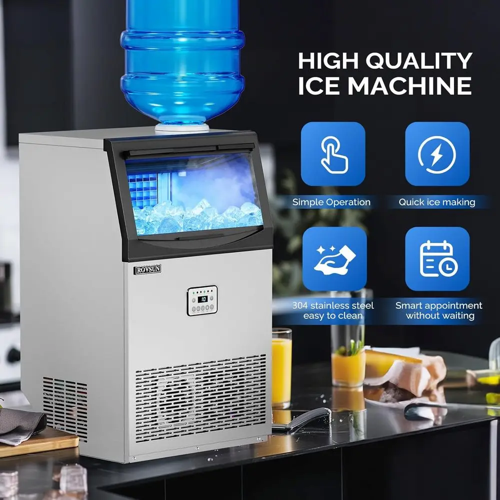 110LBS/24H Commercial Ice Make – обзор и цена Commercial Ice Maker