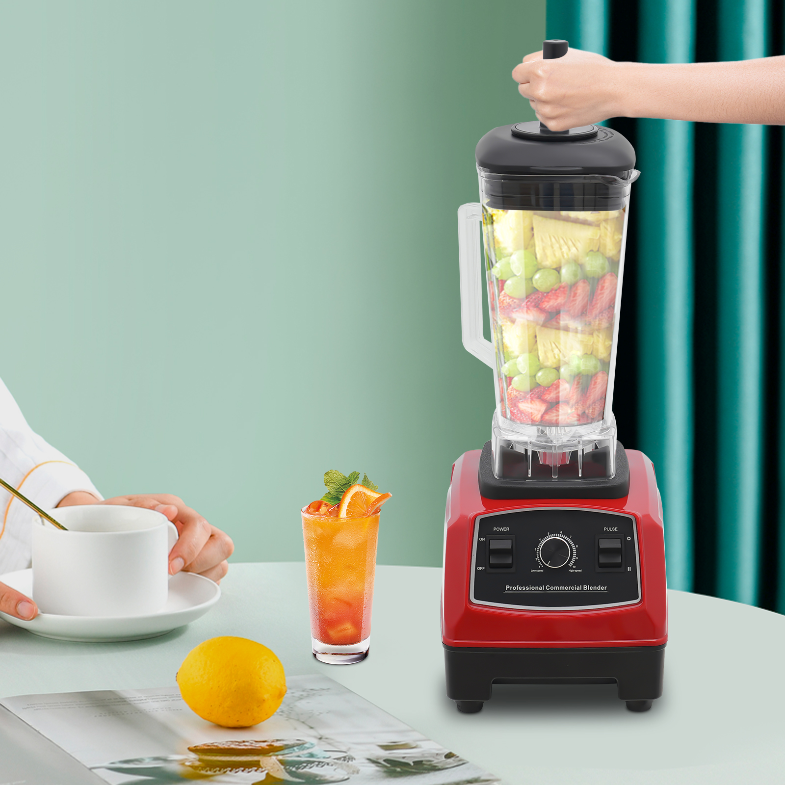 2200W Commercial Smoothie Blen – обзор и цена Commercial Kitchen Use
