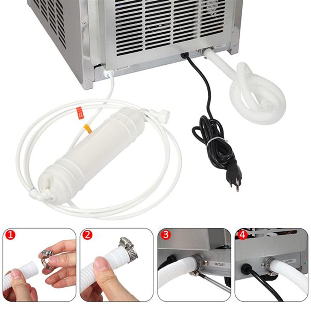 Commercial Ice Maker 110Lbs/24 – обзор и цена Commercial Ice Maker