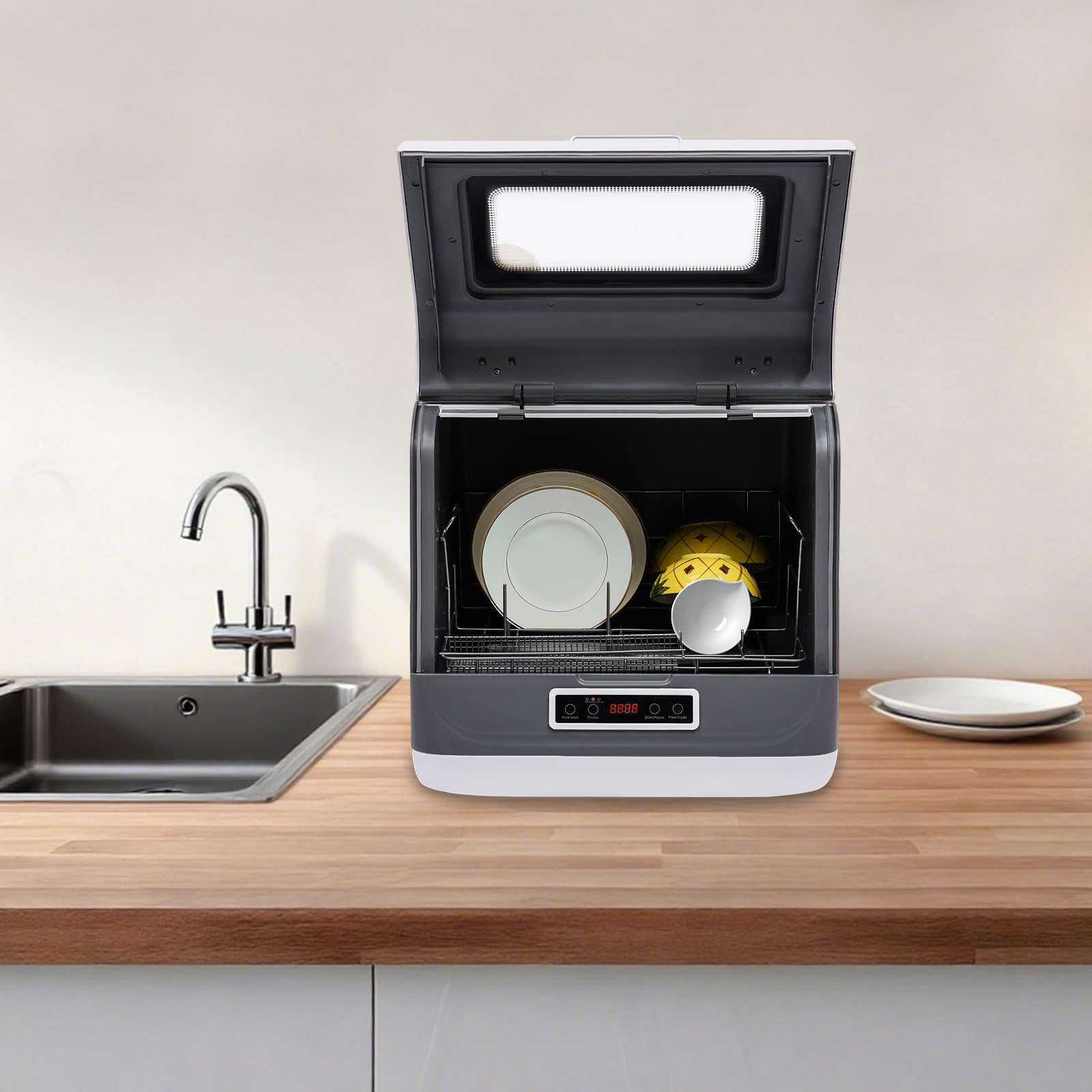 Countertop Dishwasher+800W Rat – обзор и цена Commercial Kitchen Dishwasher