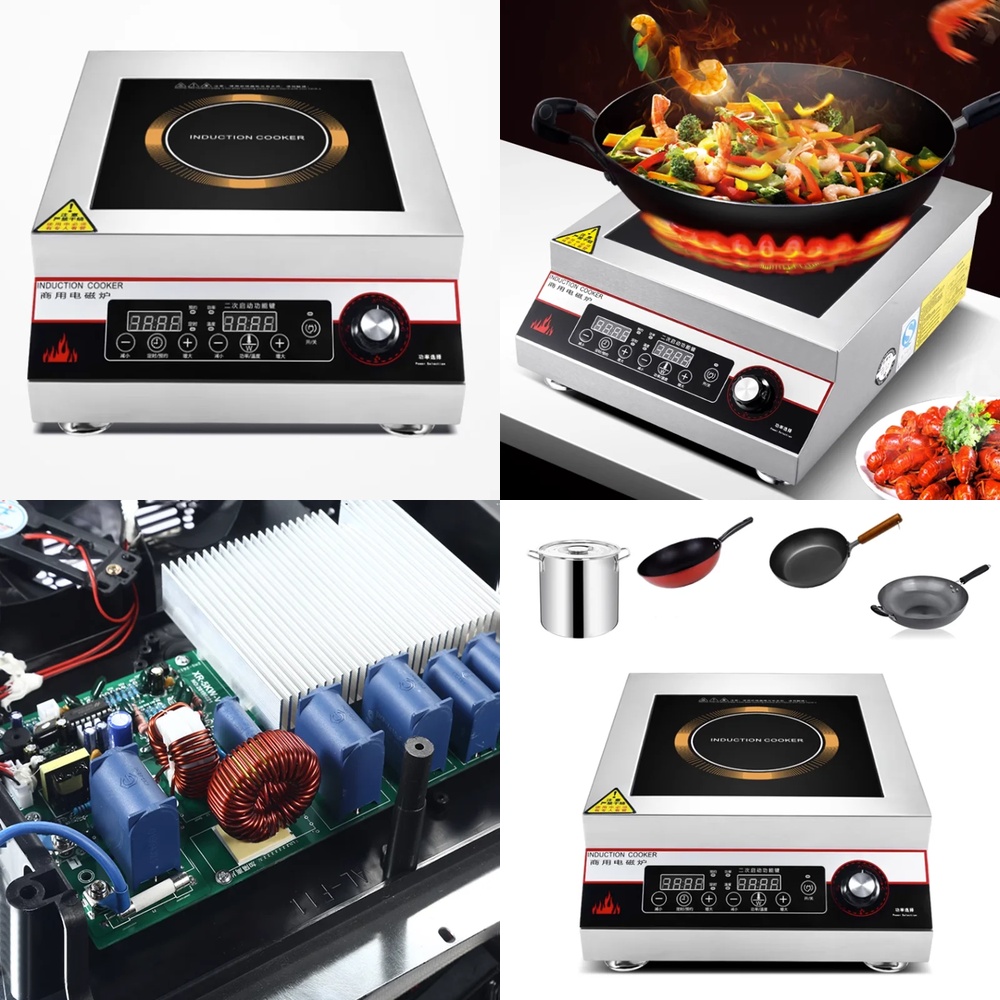 5000W Induction Cooker for Com – обзор и цена Commercial Kitchen Zones