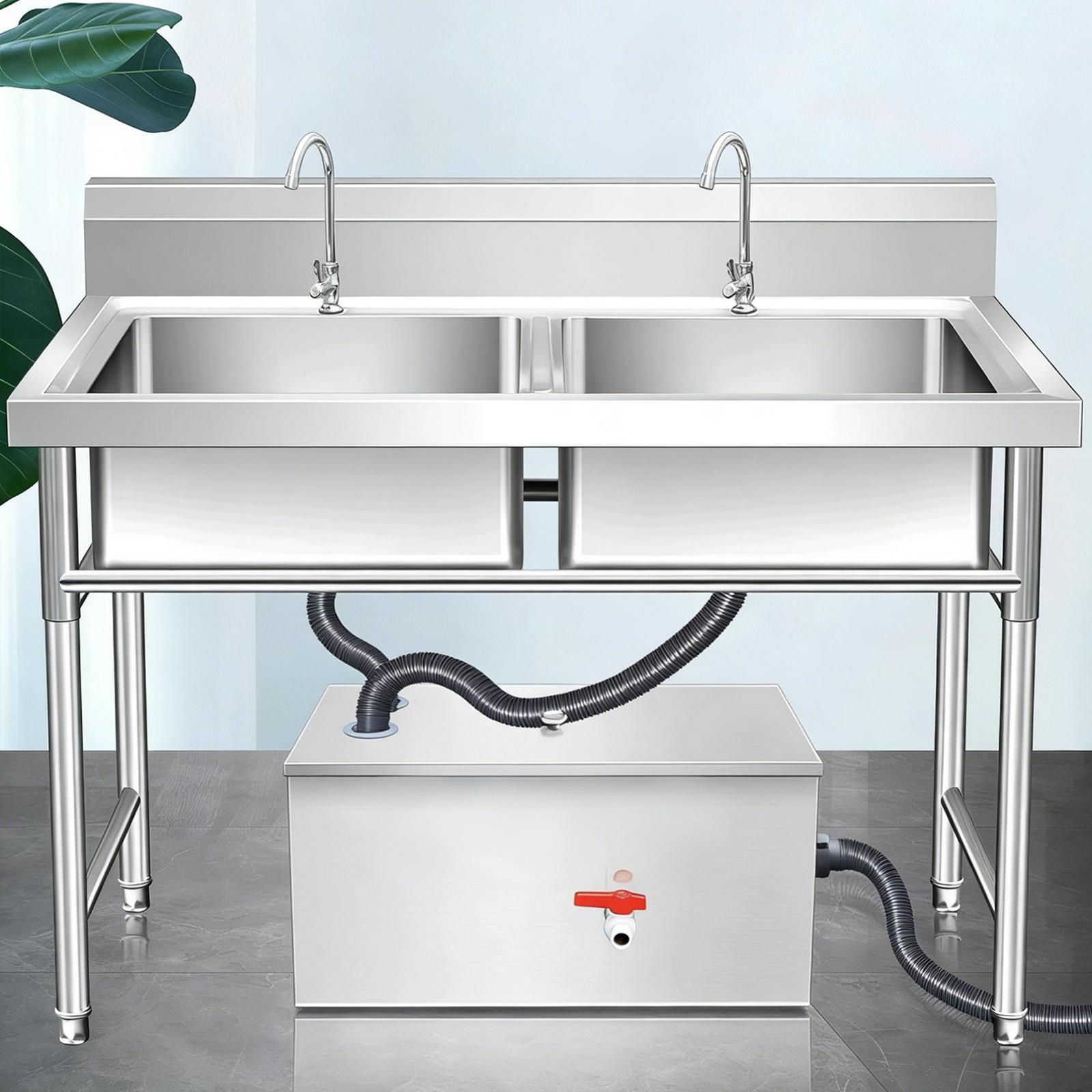 Stainless Steel Grease Trap In – обзор и цена Commercial Kitchen Water Filter